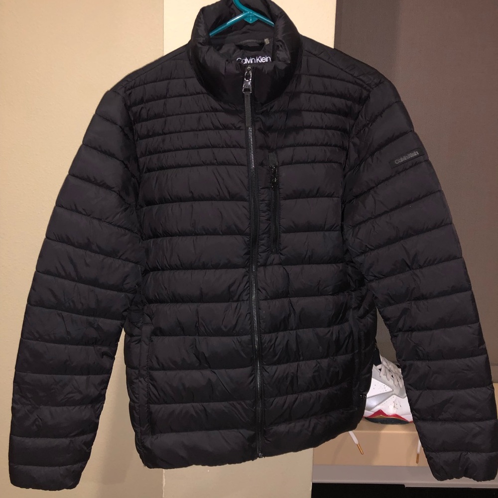 Calvin Klein Black puffer jacket Size M